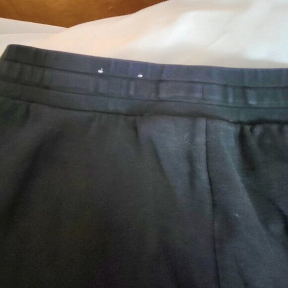 Croft & Barrow Crop Pants Stretch Black PL Petite Large casual drawstring comfy - Picture 7 of 10